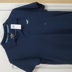 NEW Hollister epic flex stretch short sleeve polo  shirt